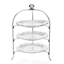 Dublin Crystal 3 Tiered Round Serving Stand