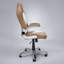 Fauteuil de bureau sport de direction à dossier haut avec accoudoirs relevables et design ergonomique, idéal pour un confort optimal et une optimisation de l'espace.