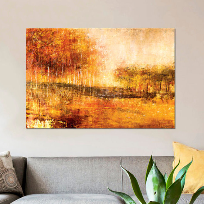 This This Coming Fall par Julian Spencer - reproduction d'art sur toile, H 26 po x l 40 po x P 1,5 po