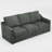 83"  Upholstered 3 Seater Sofa With Thicker Seat Cushions, Comfy Chenille Modern Couch With Wider Armrests For Living Room, Apartment-2125289898