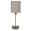 Square Stick Antique Brass Metal Bedside Table Lamp -370727542