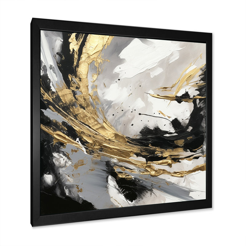 «Mystery Awakening I», reproduction sur toile, H 16 po x l 16 po x P 1 po, Impression noire sur toile encadrée