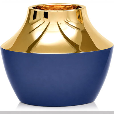 Ceramic Saucer-Shaped Table Vase