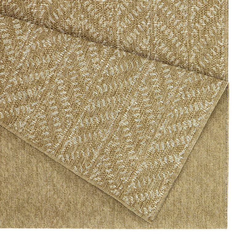 Indoor/Outdoor Area Rug, Natural/White, Rectangle 7'10" x 10'3"
