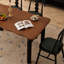Table de salle à manger française rétro et simple
