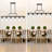 Adaleia 5 - Light Dimmable Kitchen Island Linear Chandelier
