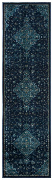 Purcellville Oriental Viscose Hand Woven Area Rug, Runner 66 x 244 cm