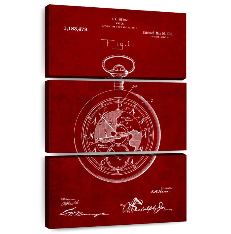 Laelle Burgundy X, 32" H x 20" W