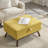 Mid-century modern square storage Ottoman-431949582