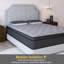 Matelas hybride mi-ferme 12 po avec mousse viscoélastique gélifiée rafraîchissante-519873948-519873945