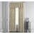 Bella Drapery Linen Damask Room Darkening Rod Pocket Single Curtain Panel-53208068-53208069