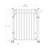 60'' H x 48'' W Black Metal Gate