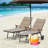 Outdoor Single chaise with Cushions
