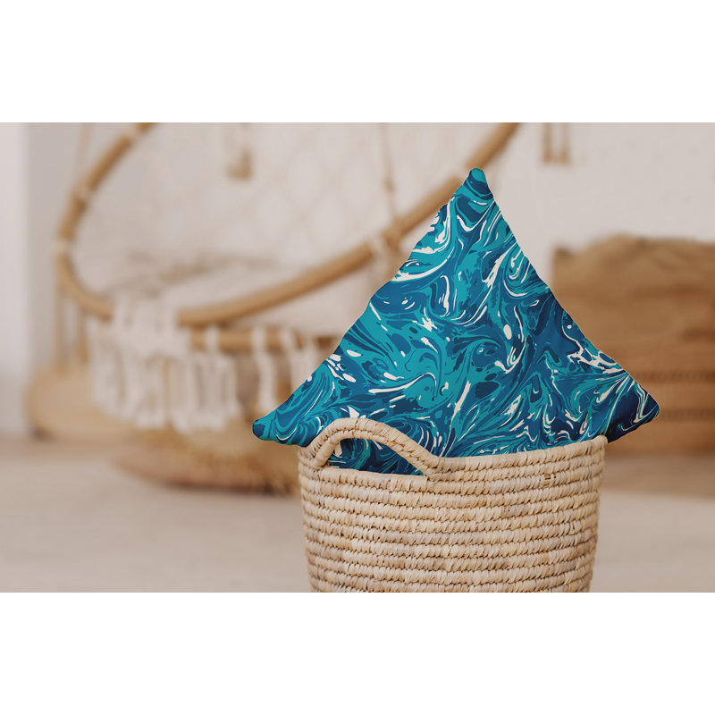 Housse et insert de coussin Mélange, H 20 po x l 20 po, Turquoise