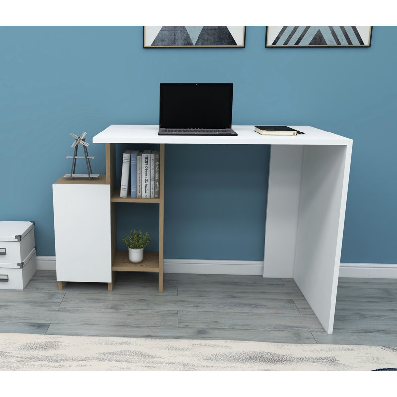 Bureau Harbans, Blanc/chêne
