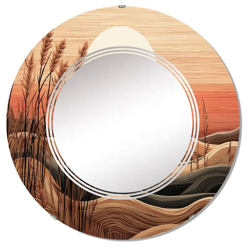 Miroir mural Waunita, 32 po x 32 po