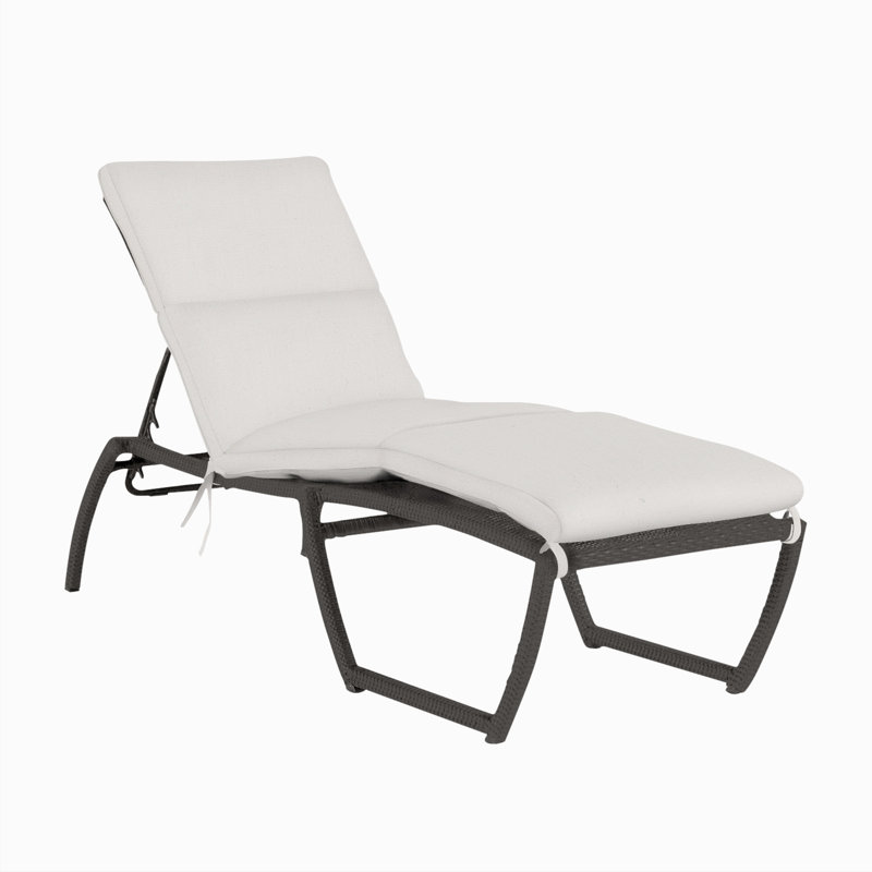 Chaise tissée Skye - Gris ardoise, Pas de soudure, Blanc naturel, Gris ardoise