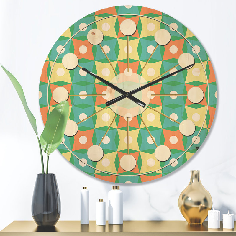 Solid Wood Wall Clock, Medium