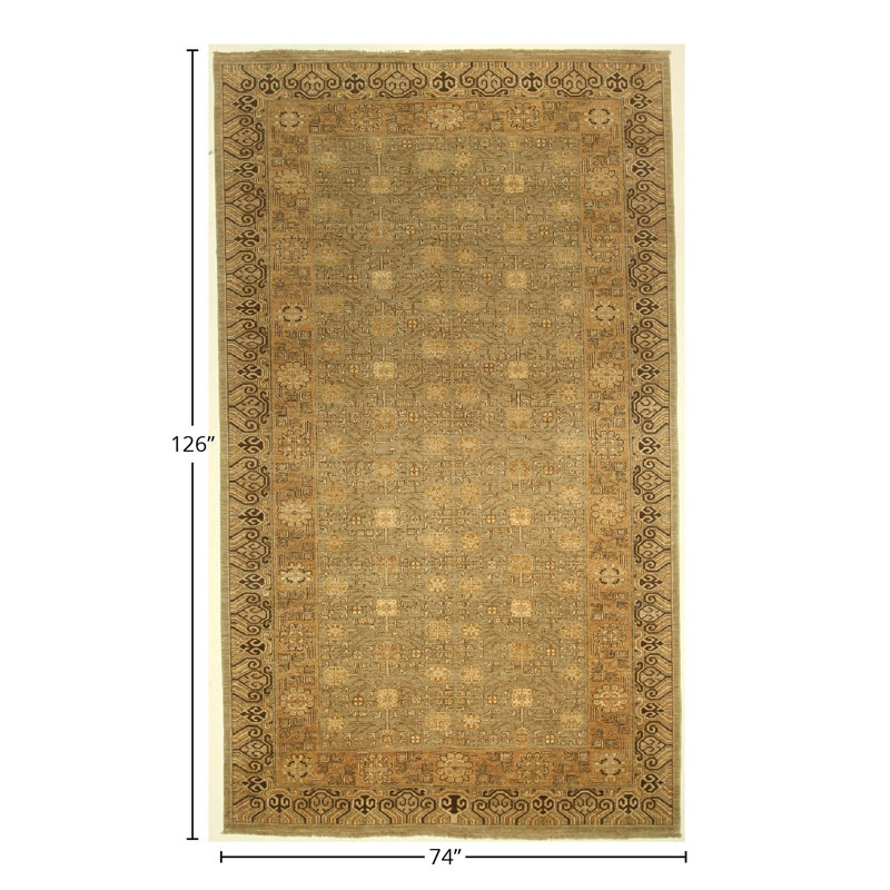 Rectangle 6'2'' X 10'6'' Area Rug