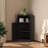 Space corner cabinet with abstract art pattern-108507774