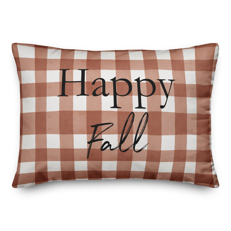 Housse et coussin rectangulaires Happy Fall