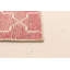 Tapis rose en laine noué à la main de conception unique 4 pi 11 po x 7 pi 11 po Irean