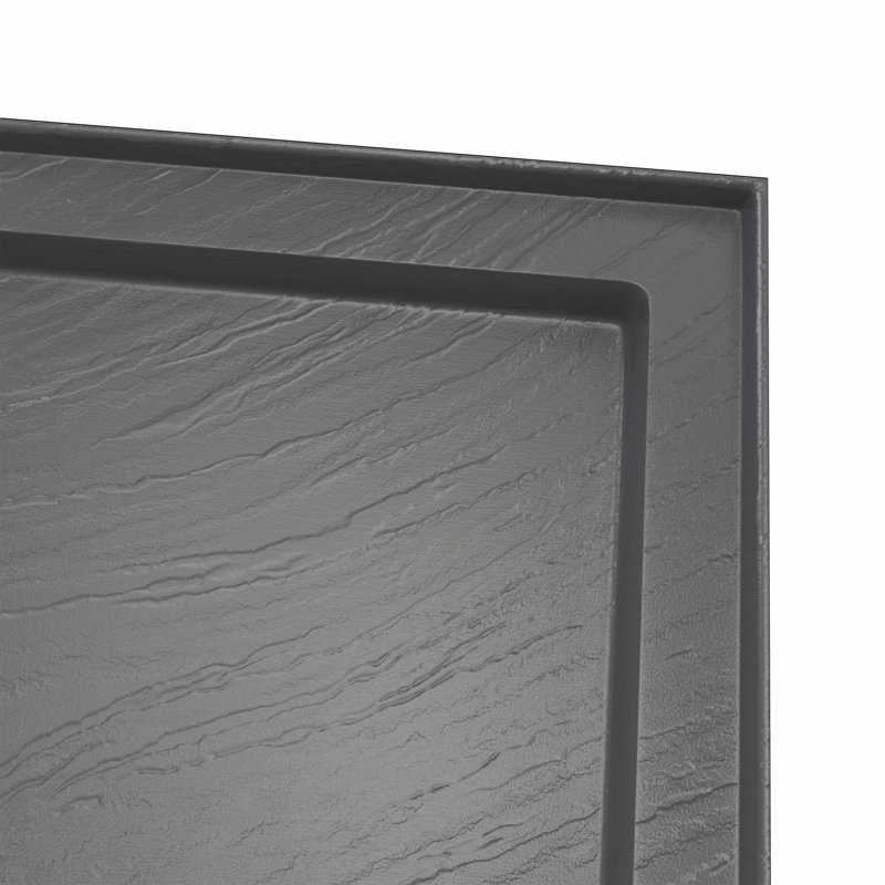 SlimLine Slate Gray Acrylic 60" x 34" Shower Base