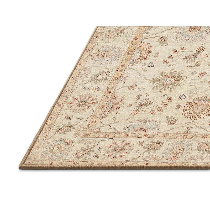 Tapis brun clair/brun/bleu, Rectangle 8 pi x 12 pi