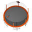 Trampoline 16 pi avec pompe à panier et échelle (enceinte de sécurité intérieure) avec but de soccer-126177290