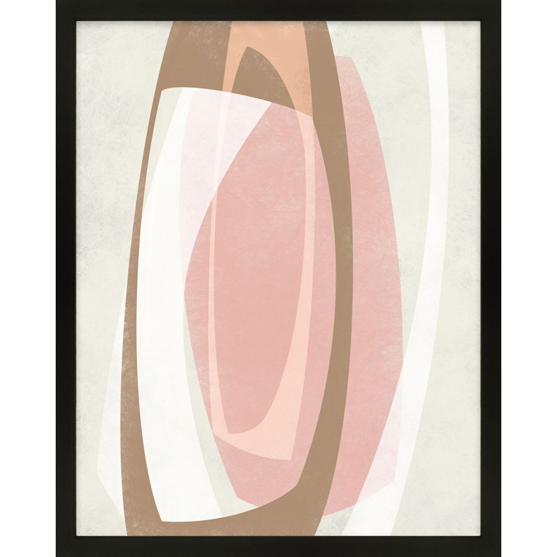 Orbit 8 Painting by Jacques Pilon, Black Framed, 50" H x 40" W