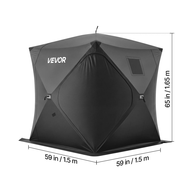 Tent, 2 Person, 165.1cm H x 149.9cm W x 149.9cm D