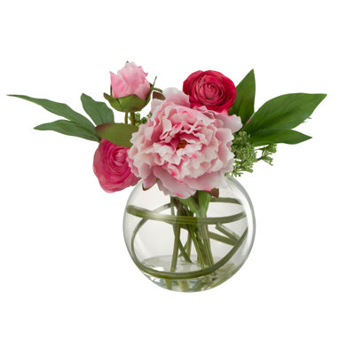 Peony Arrangement in Vase