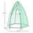 5.33' W x 5.33' D Mini Greenhouse