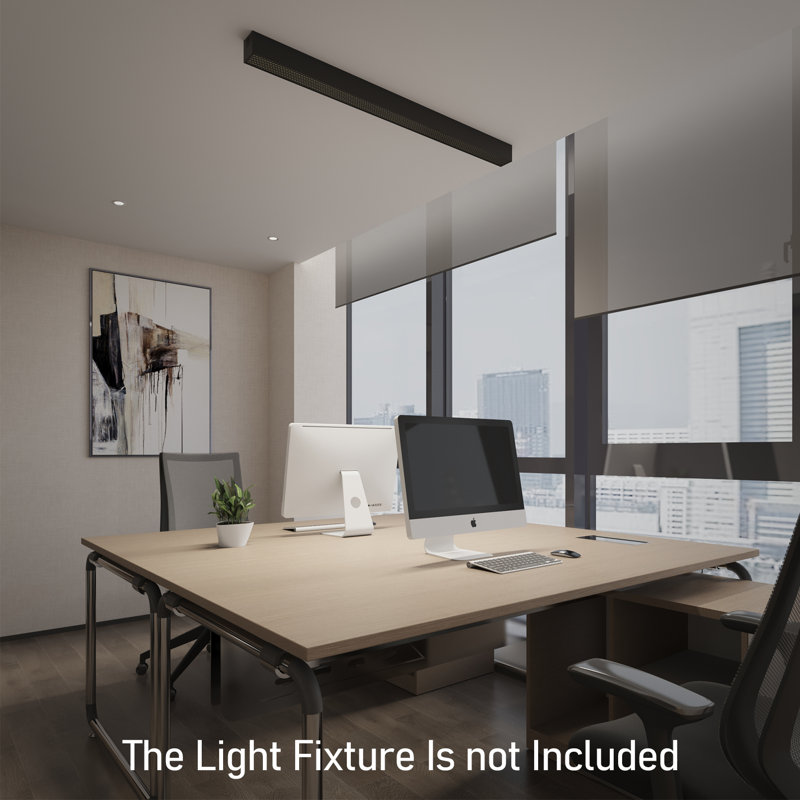 Ceiling Mount Kit For Led Linear Lights, SPCC Steel Bracket For Single Fixture Installation