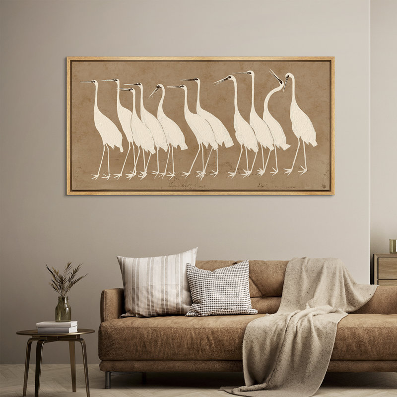 Reproduction d'art sur toile encadrée, H 30 po x l 60 po, Naturel