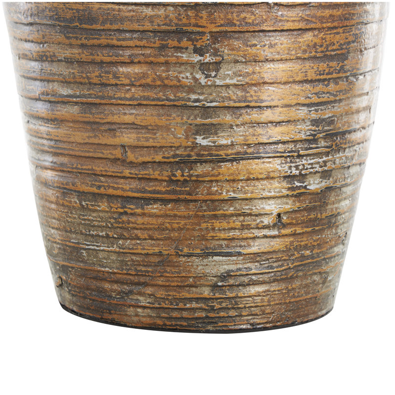 Kirthana Solid Wood Table Vase, 17.6" H X 8.3" W X 8.25" D