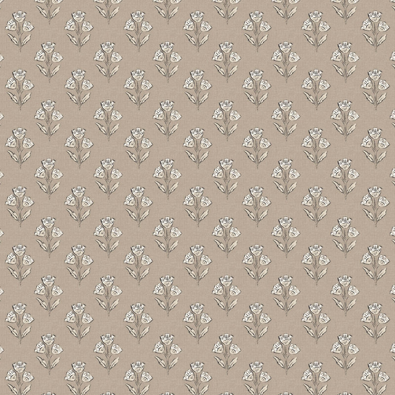 Canapé Stoffer Home x Fabric and Co. Thelma, Francie brun clair