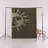 Gray-Themed Sun with Face Inside Patterned Creative Modern Decorative Rug-323585957
