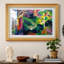 Cerfs dans un jardin monastique (Reh im Klostergarten), 1912 - Franz Marc - Estampe encadrée sur mesure-868367328-868367329-868367349