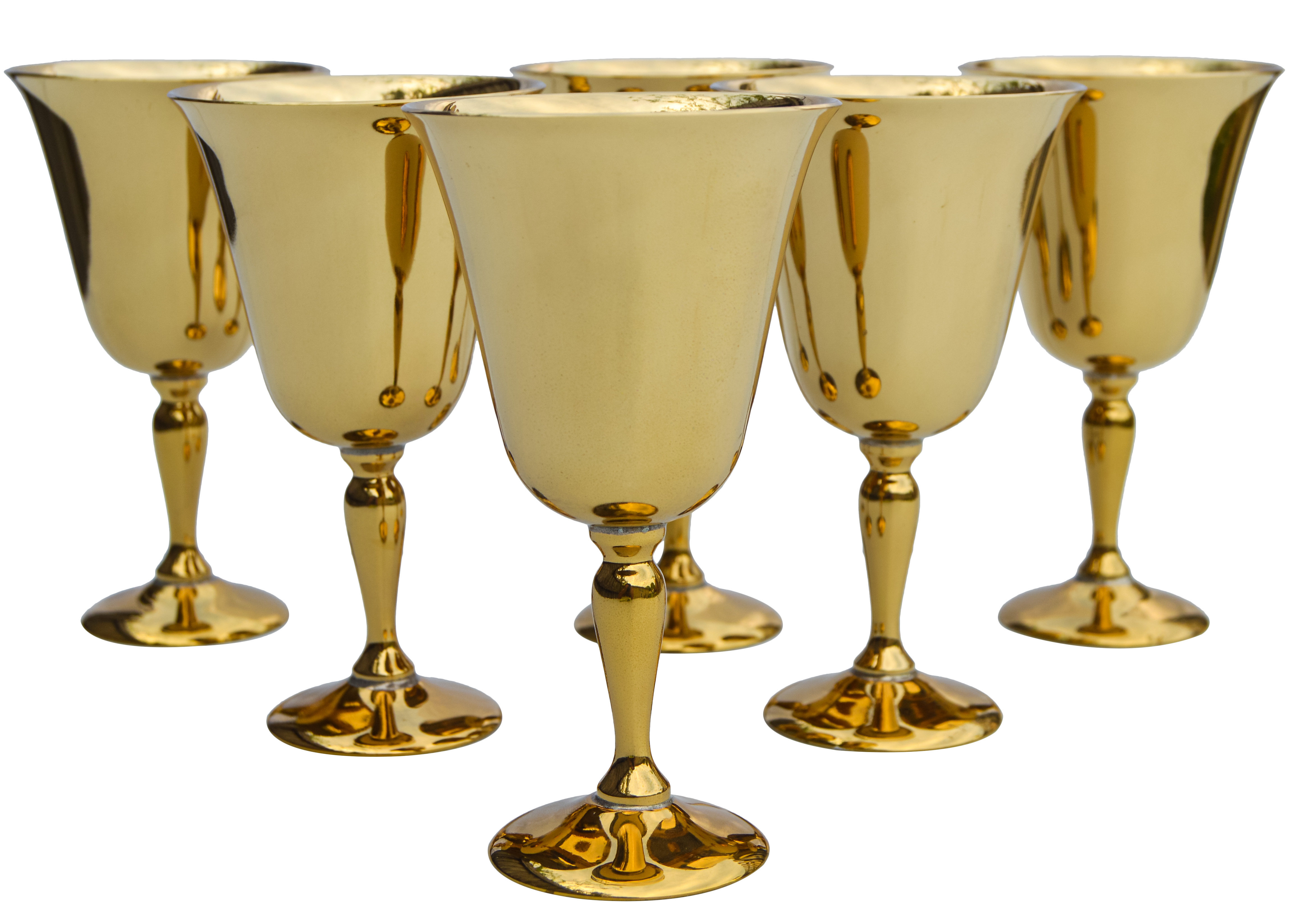 The Moroccan Room Mid-Century Golden Goblets, S/6 - Wayfair Canada