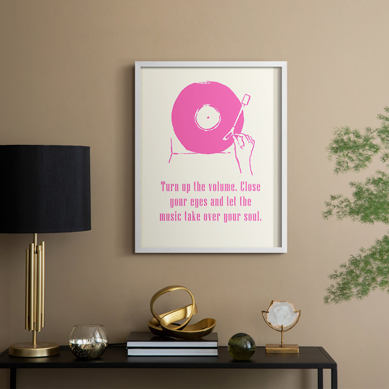 «Sweet Melody III», reproduction encadrée - bois massif, H 21 po x l 17 po, Blanc