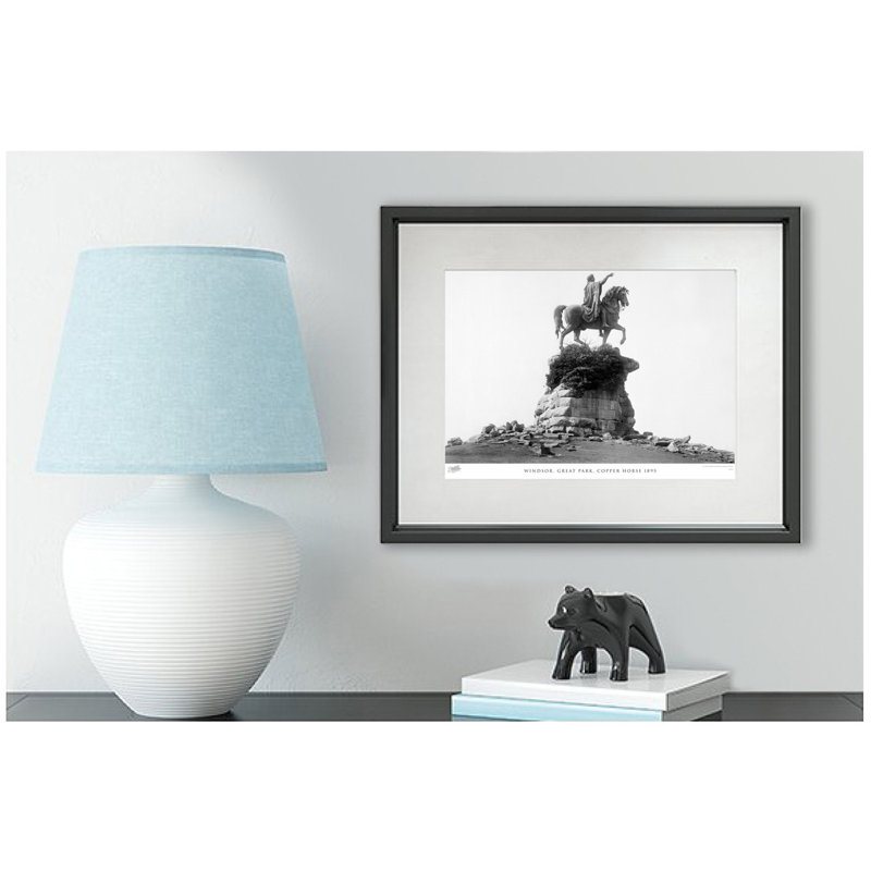 Windsor, Great Park, Copper Horse 1895 by Francis Frith - Single Picture Frame Print, 28cm H x 36cm W x 2.3cm D