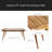Outdoor 69" Solid Wood Dining Table