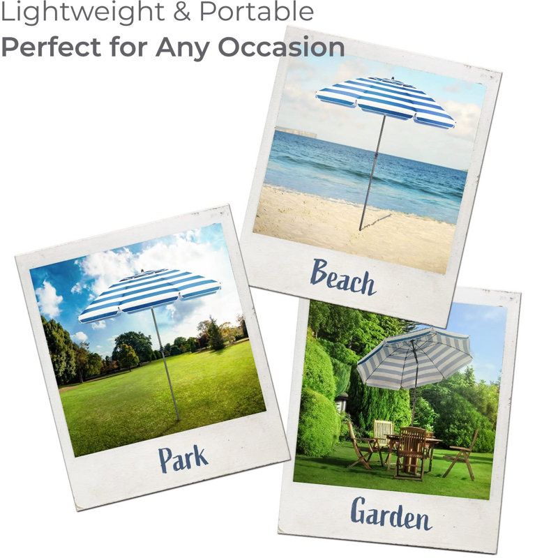 Oakley 180cm Beach Parasol