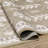 Kugler Vintage Traditional Brown/ Ivory Printed Washable Flat Pile Area Rug-1057545680