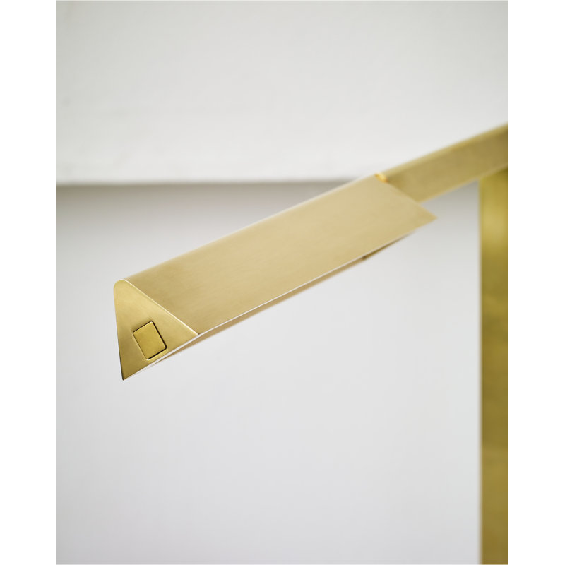 Sean Lavin Dessau Floor Lamp, Natural Brass, 46"