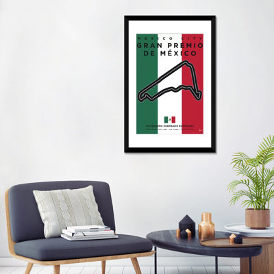 « f1 mexico course track », reproduction d’impression sur toile