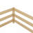 Poppyx Montessori Floor Bed Set With Fence, Sturdy Pine Wood And Safe Guardrails-116085252-116085249