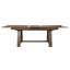 Ensemble de salle à manger 9 pièces : table à rallonge de 40 cm, chaises rembourrées, bois massif, fini chaleureux, mobilier en bois.