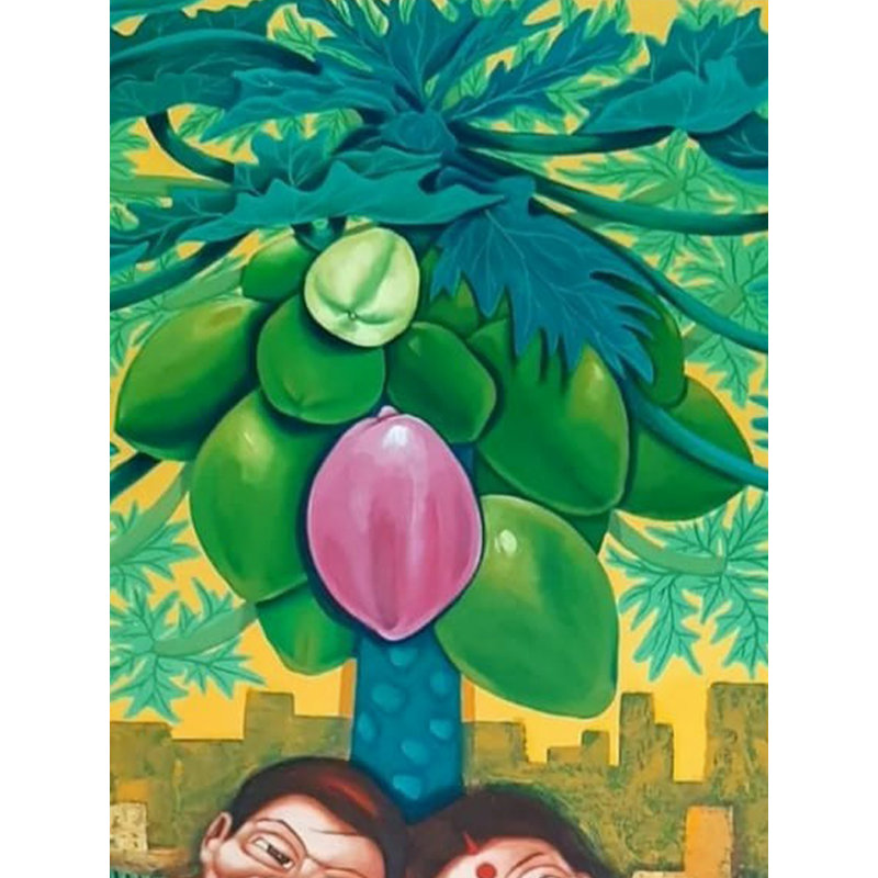 Far From The City | Acrylic On Canvas | Apurba Karati